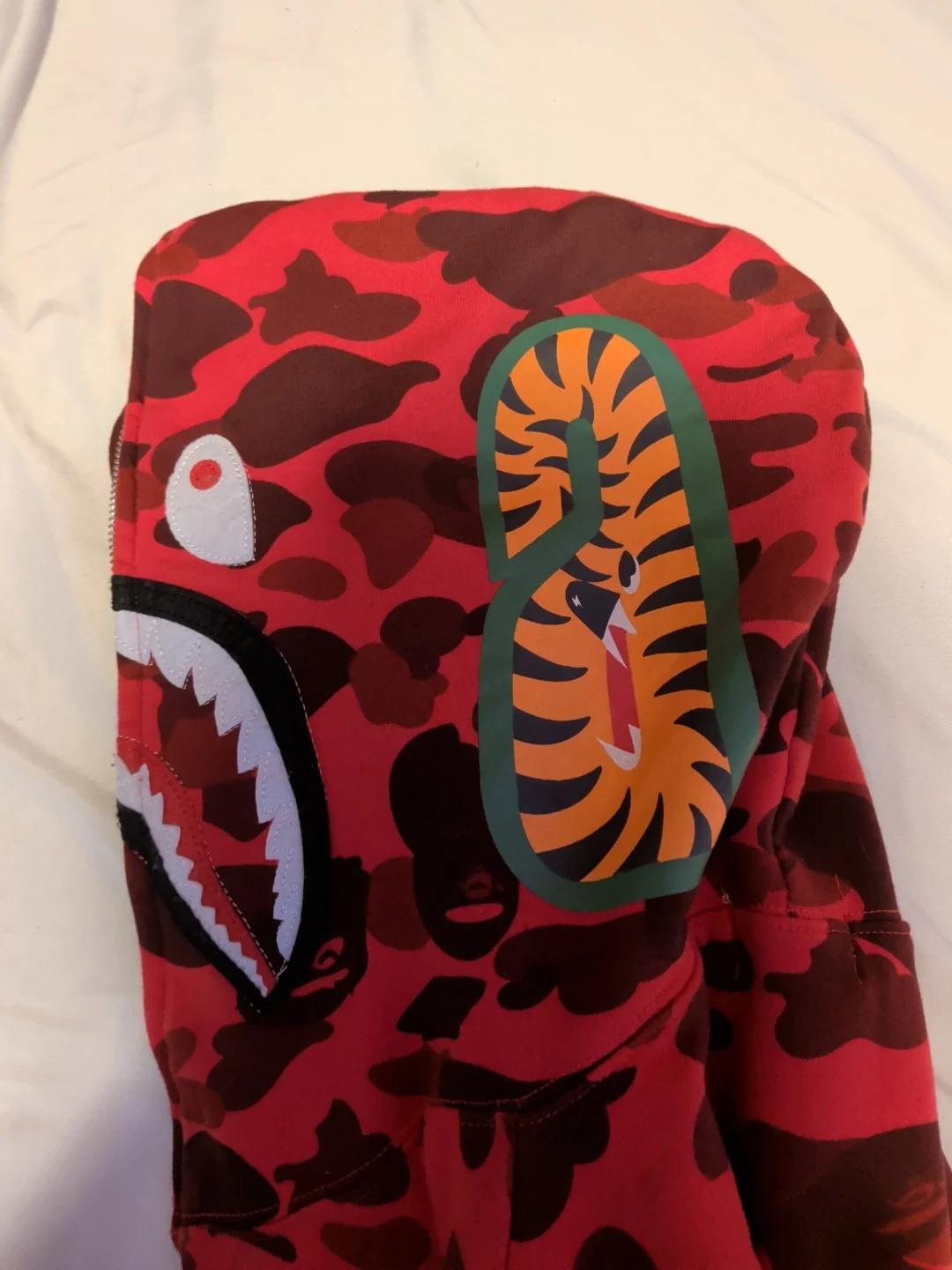 Bathing Ape (BAPE) Red Camo Hoodie