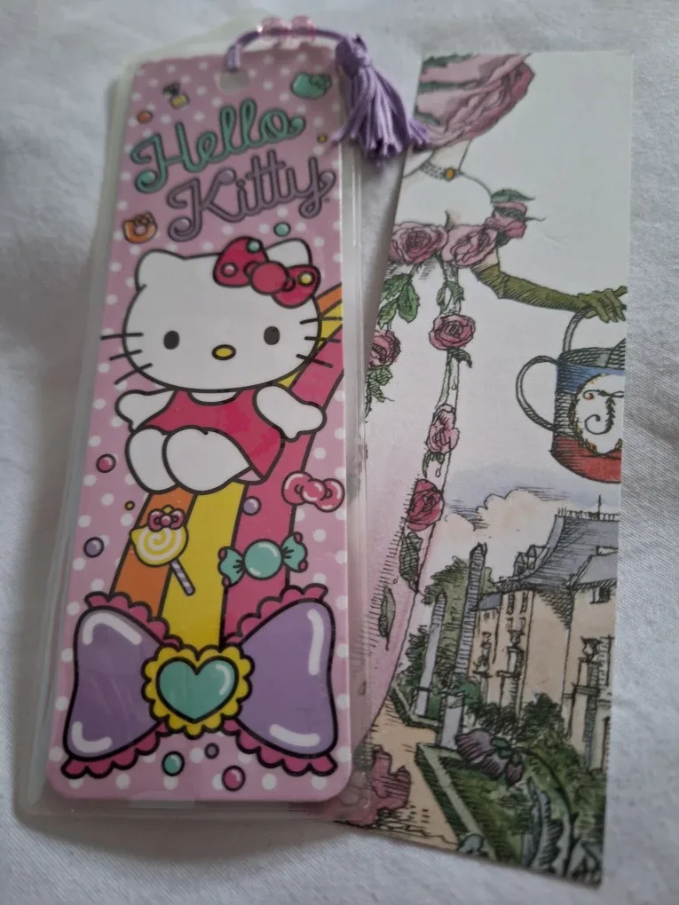 #Cleanout Hello Kitty & Vintage Lady Bookmarks