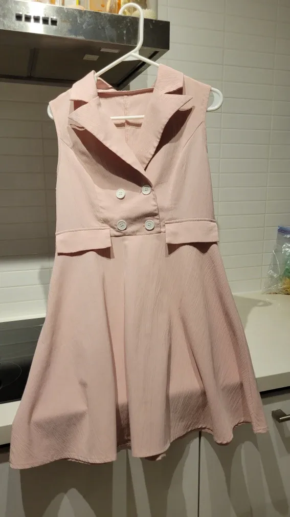 Pink Sleeveless Dress