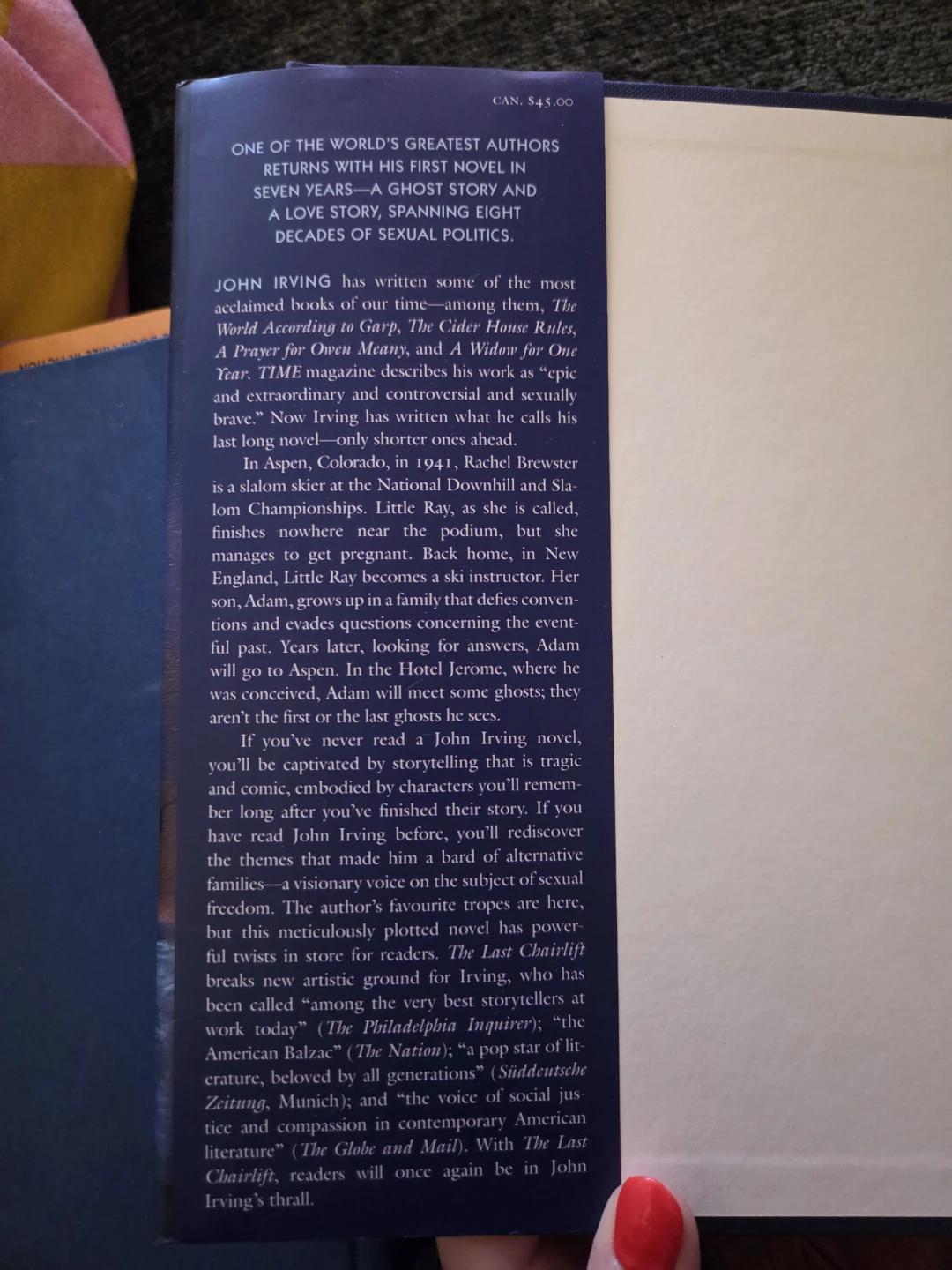 The Last Chairlift by John Irving - book - photo 3