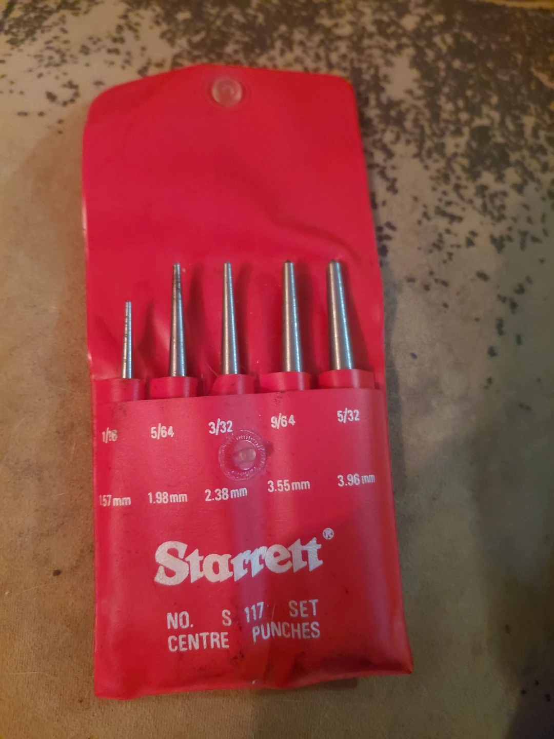 Starrett S 117 Set Centre Punches