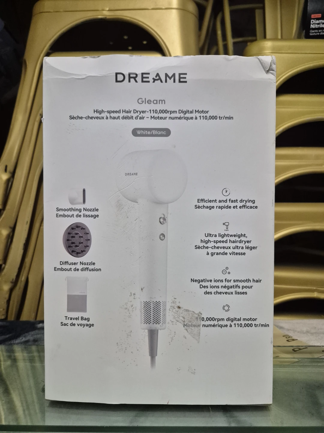 Dreame Gleam High-Speed Hair Dryer, White/Blanc