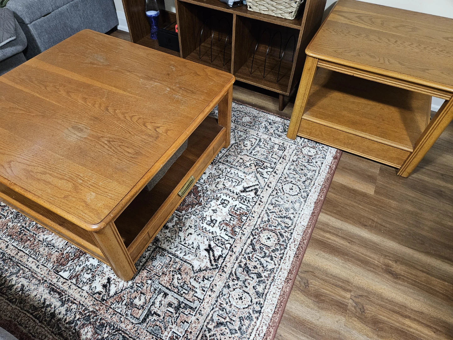 Coffee and side table set -solid wood