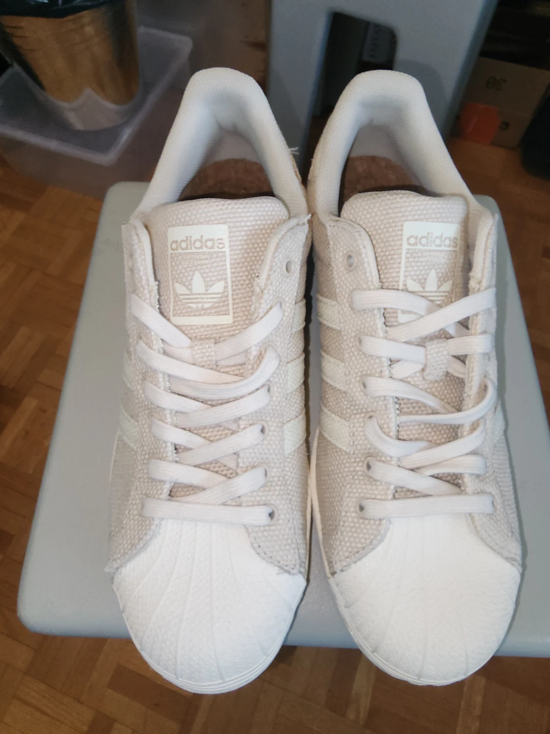 Adidas Superstar Hemp Cream White, US 10.5