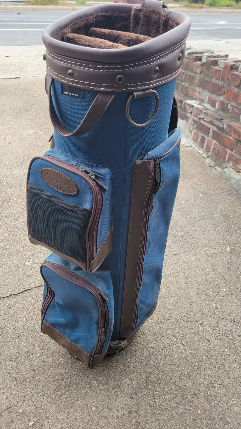Hogan Golf Cart Bag - Blue & Brown