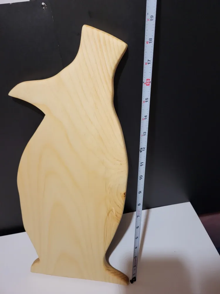 Wooden Penguin Charcuterie - 19 inches Tall image indicator(4)