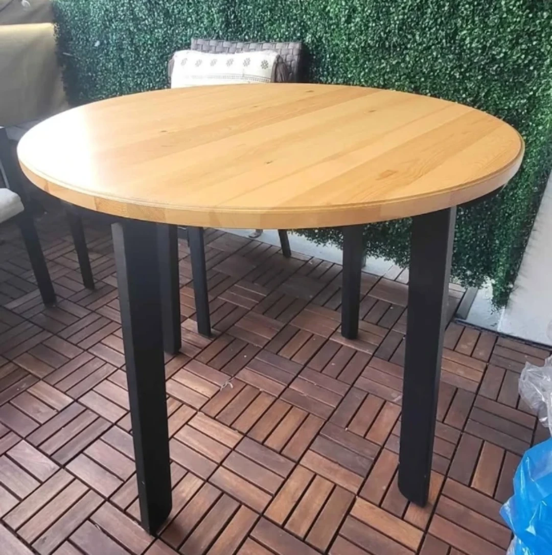 Round Wooden Dining Table - photo 3
