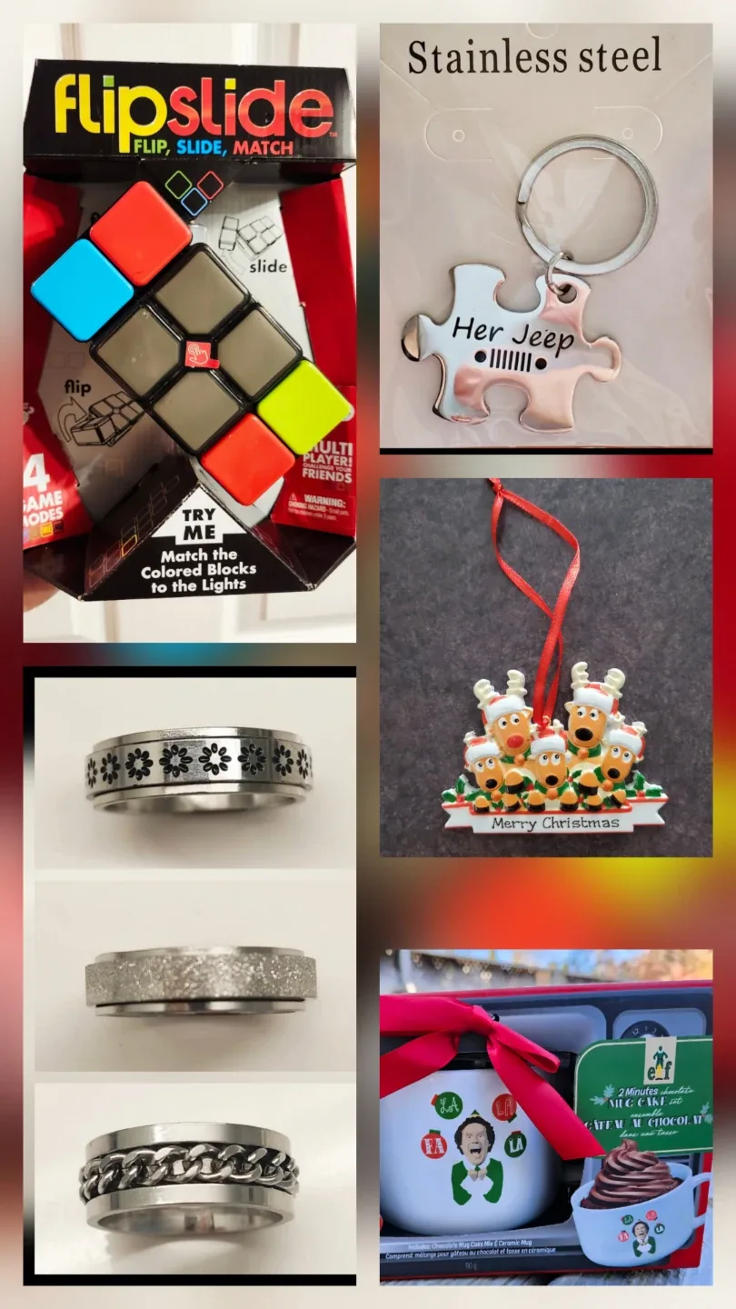 New gifts! Fidget rings, +