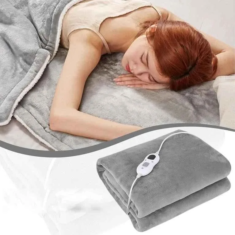 50" x 60" Portable Heating Blanket, Cordless Heating Blanket