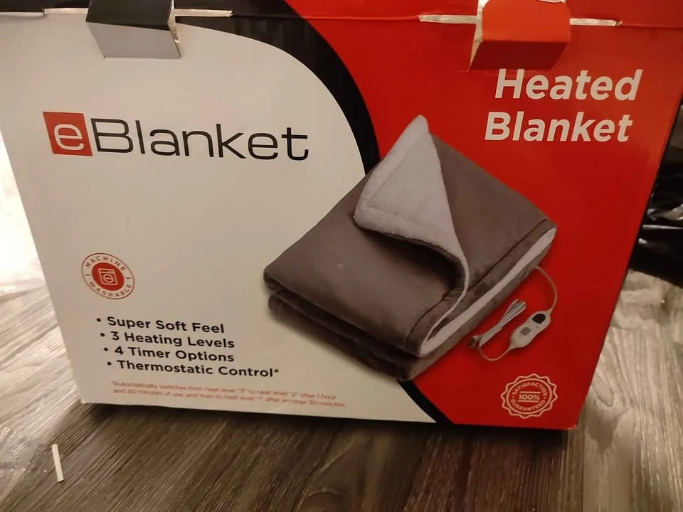 50" x 60" Portable Heating Blanket, Cordless Heating Blanket - photo 2