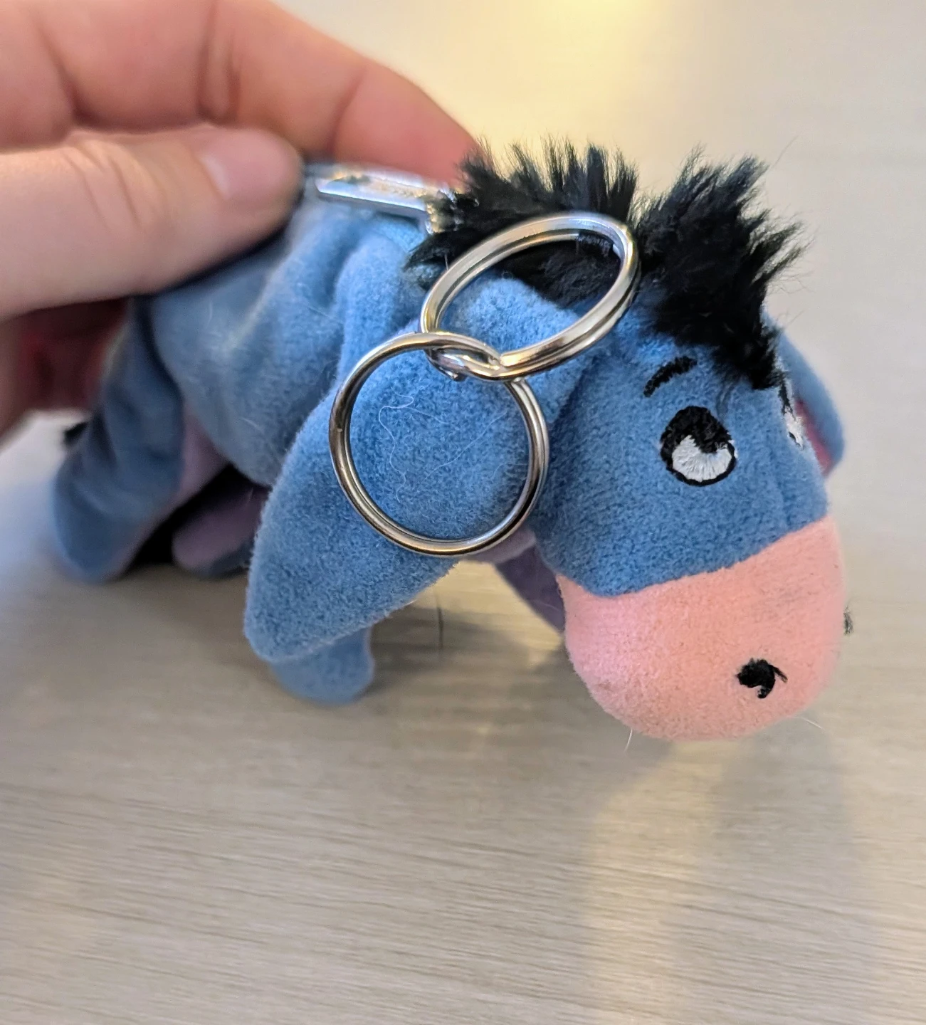 Brand New Eeyore Plush Coin Purse Keychain