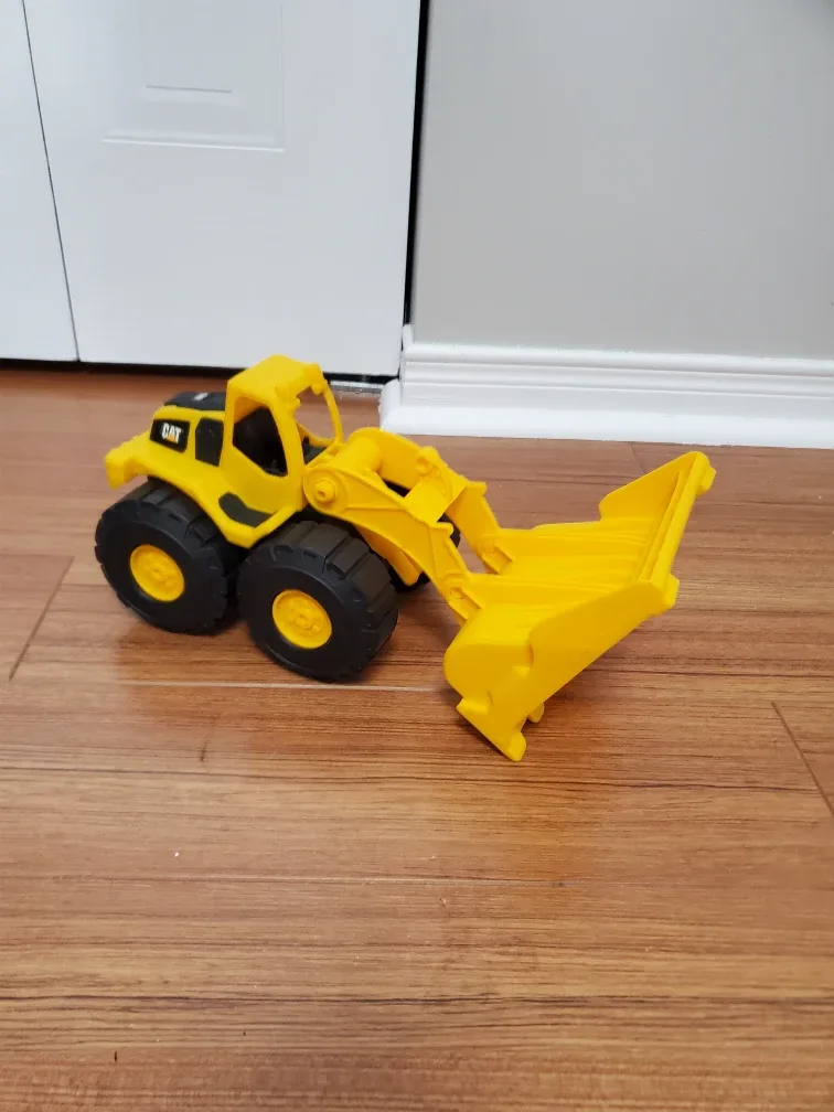 CAT Yellow Toy Loader medium sized #cleanout