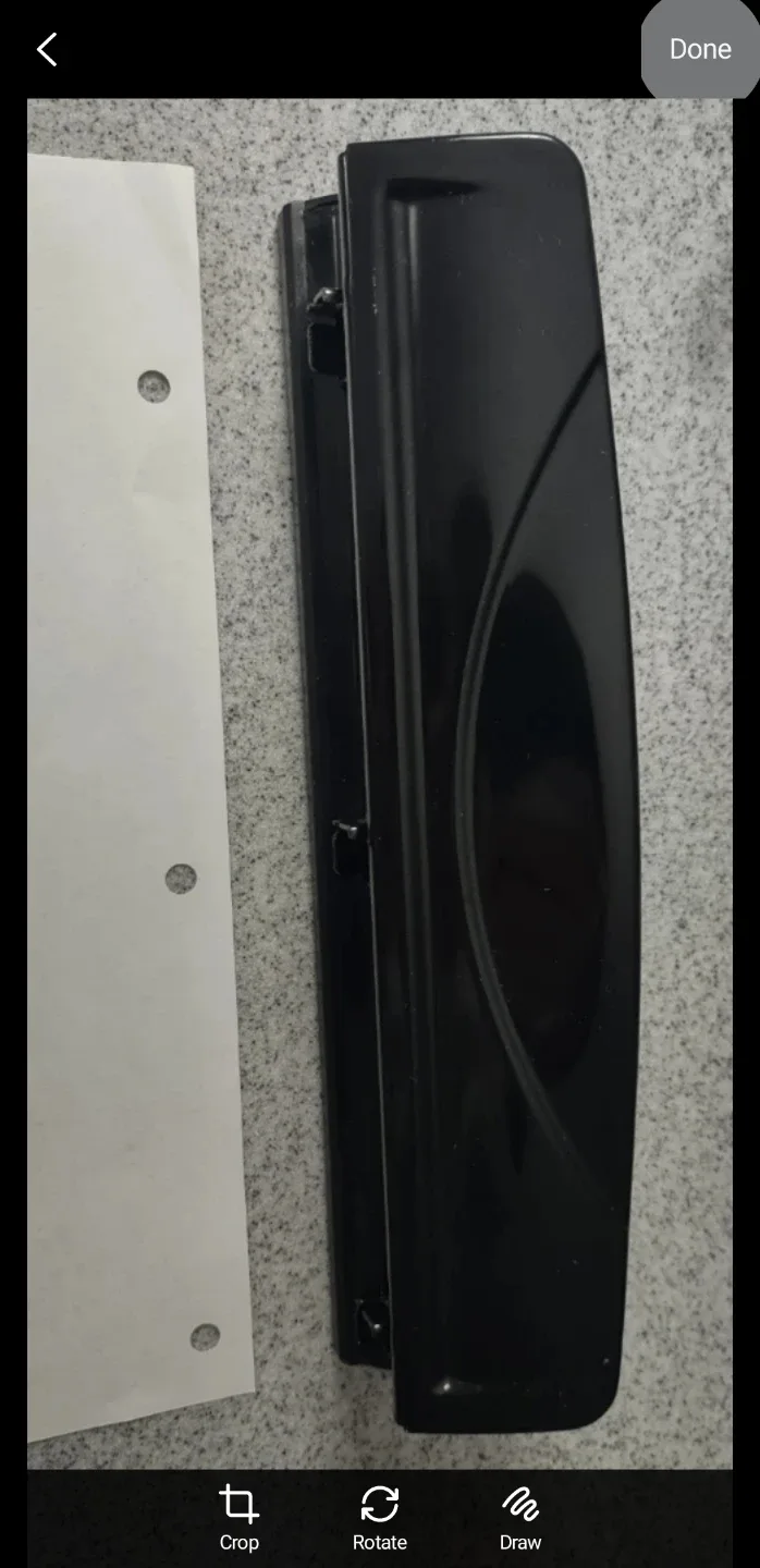 Black 3 Hole Punch - # Cleanout image indicator(2)