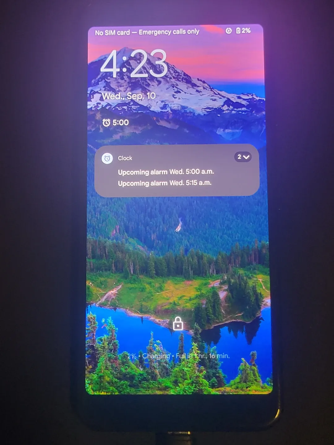 Google Pixel 3a cell phone - android Black 128 gb #cleanout