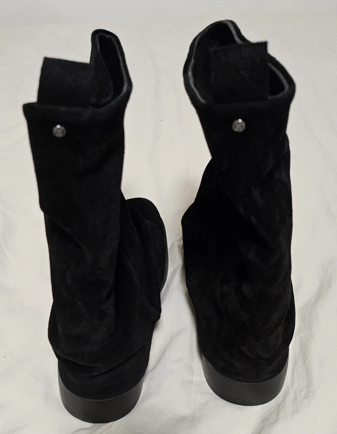 Bronx Black Suede Boots - Size 37 - photo 2