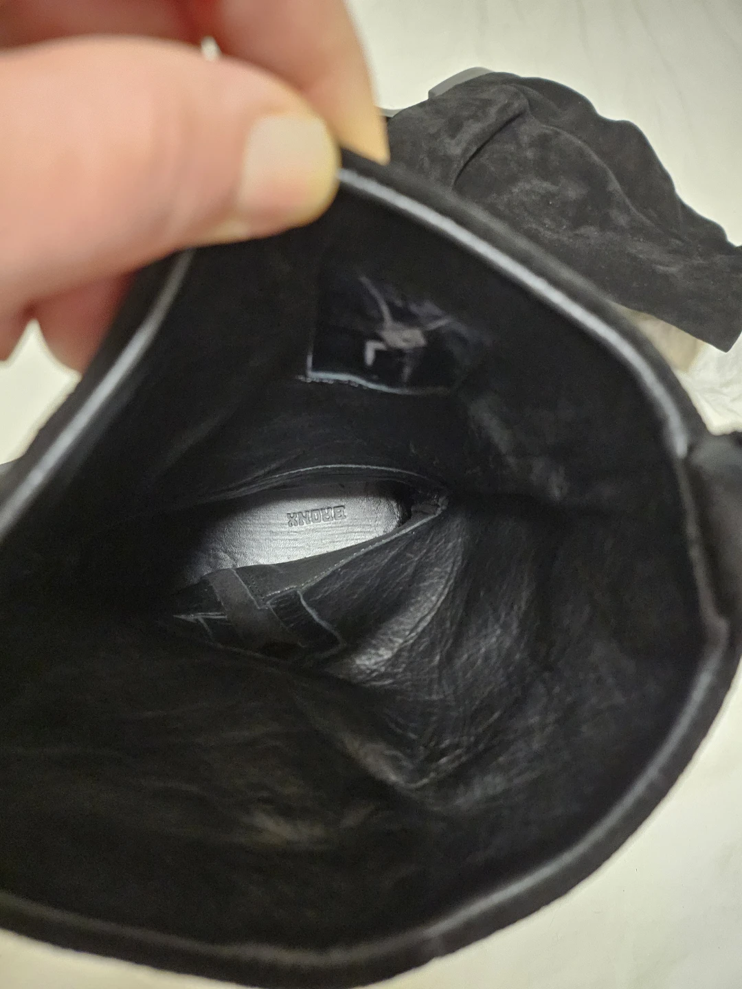 Bronx Black Suede Boots - Size 37 - photo 4