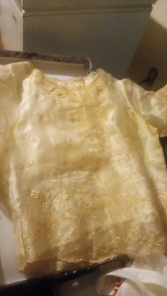 #Cleanout-Embroidered Yellow Blouse
