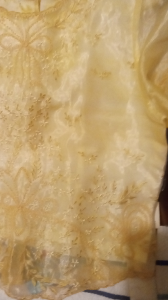 #Cleanout-Embroidered Yellow Blouse - photo 2