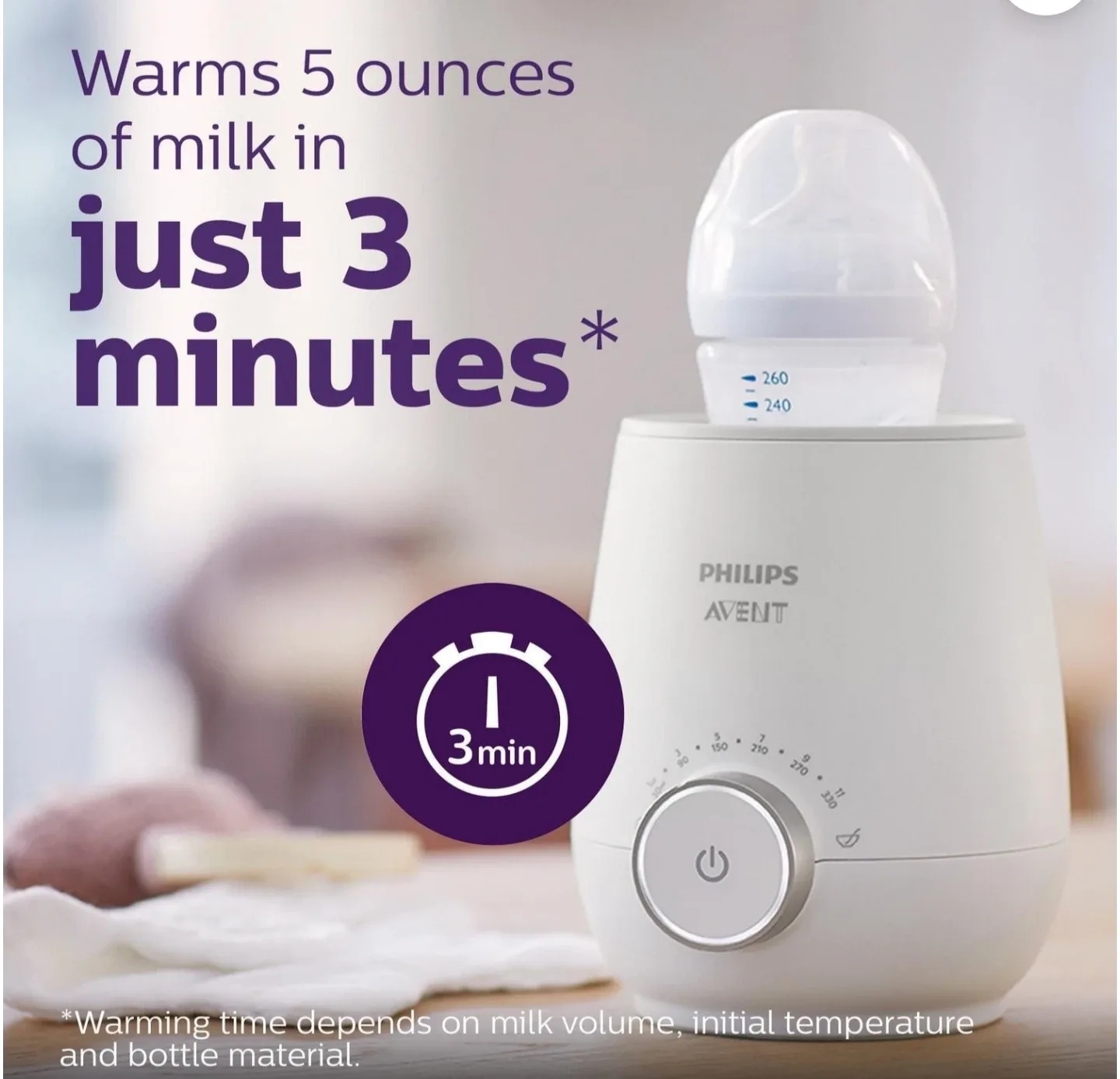 Philips Avent Baby Bottle Warmer image indicator(5)