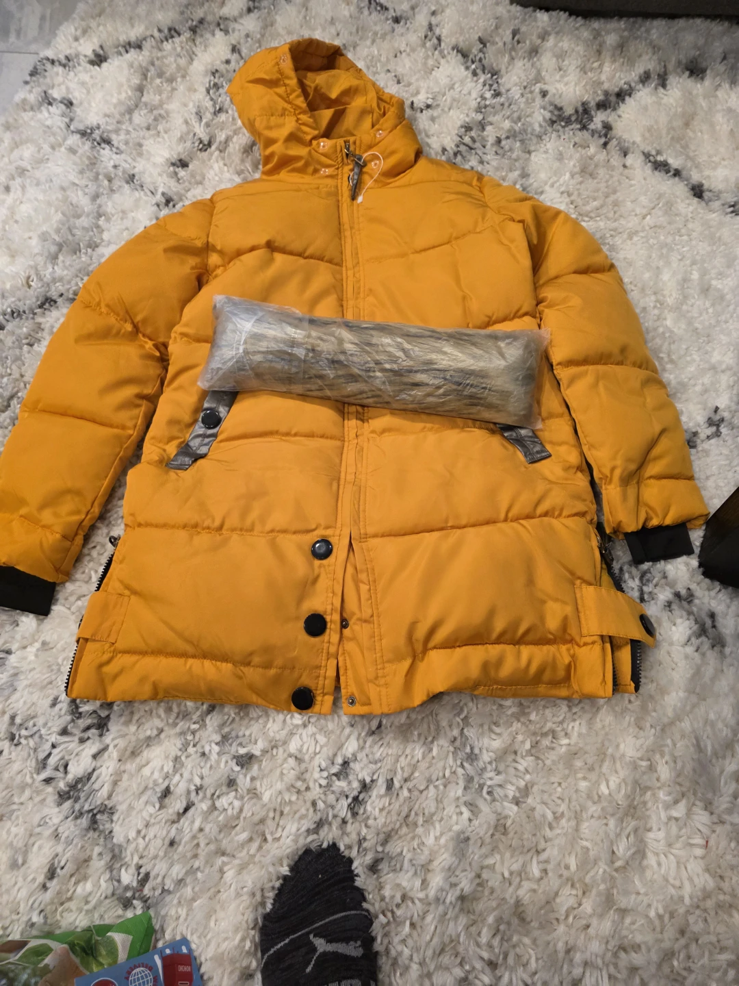 Qiaoaida Collection Fashion Yellow XXL Jacket