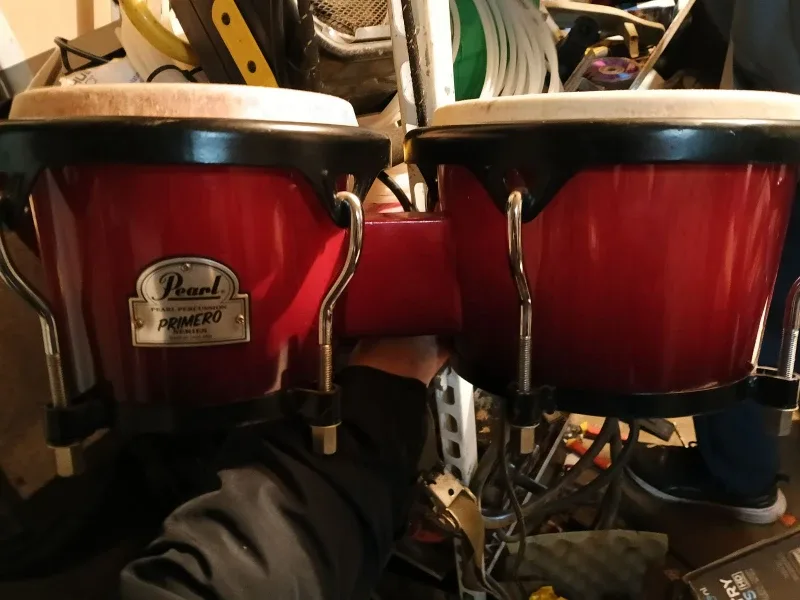 Pearl Primero Series Bongos - Red