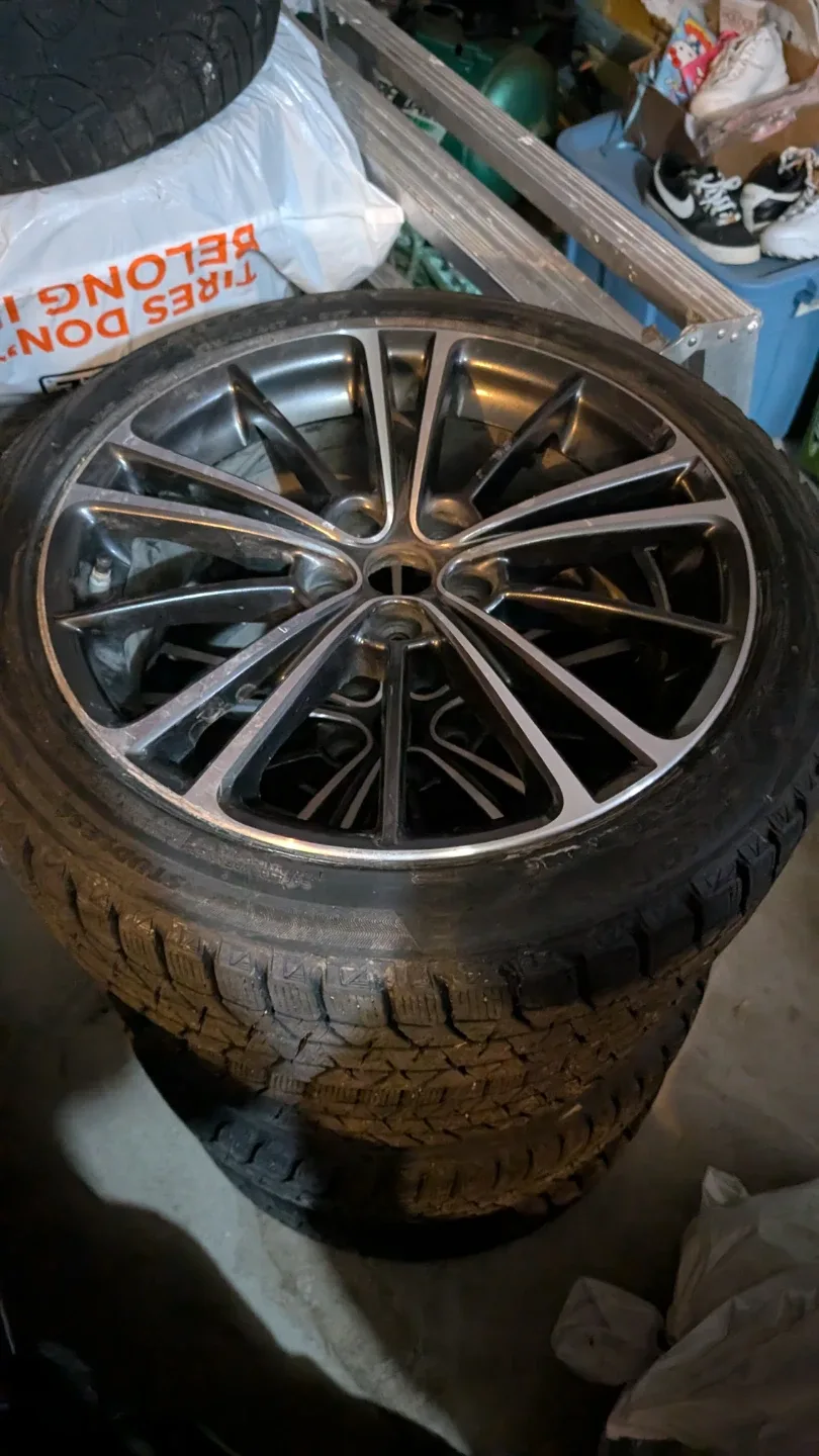 215/45R17 Blizzak Tires on Alloy Rims