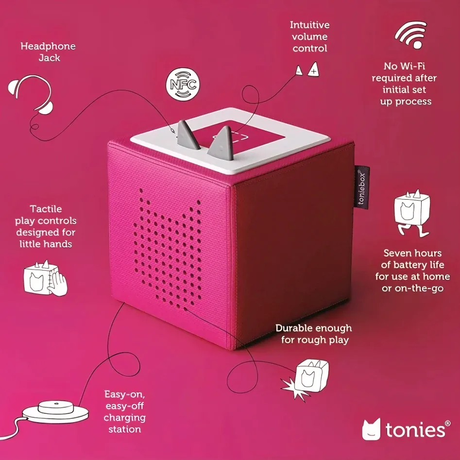 Toniebox Starter Set Blue & Pink Available image indicator(5)
