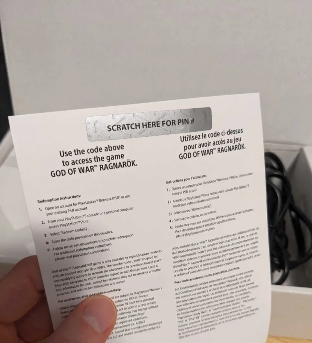 PS5 (no scam). Like new. God of war. CLEAN. Upgraded heat sink. image indicator(5)