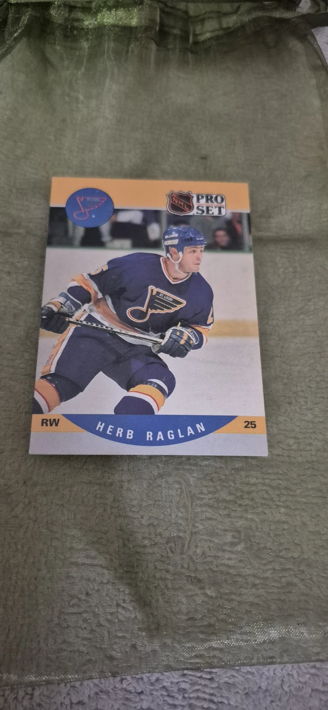 Herb Raglan St. Louis Blues Hockey Card