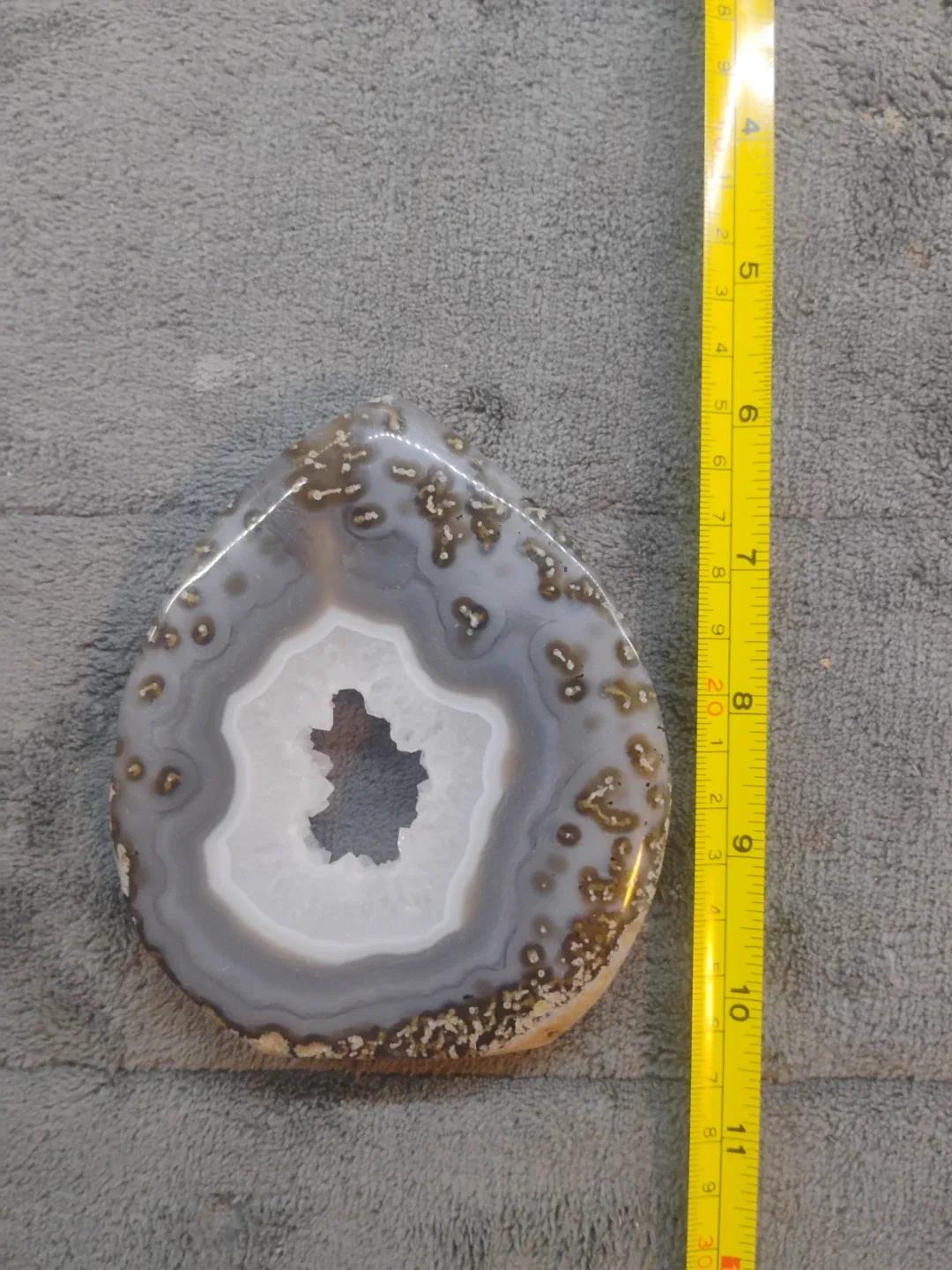 Natural agate  Slab/Slice quartz crystal mineral specimen image indicator(2)