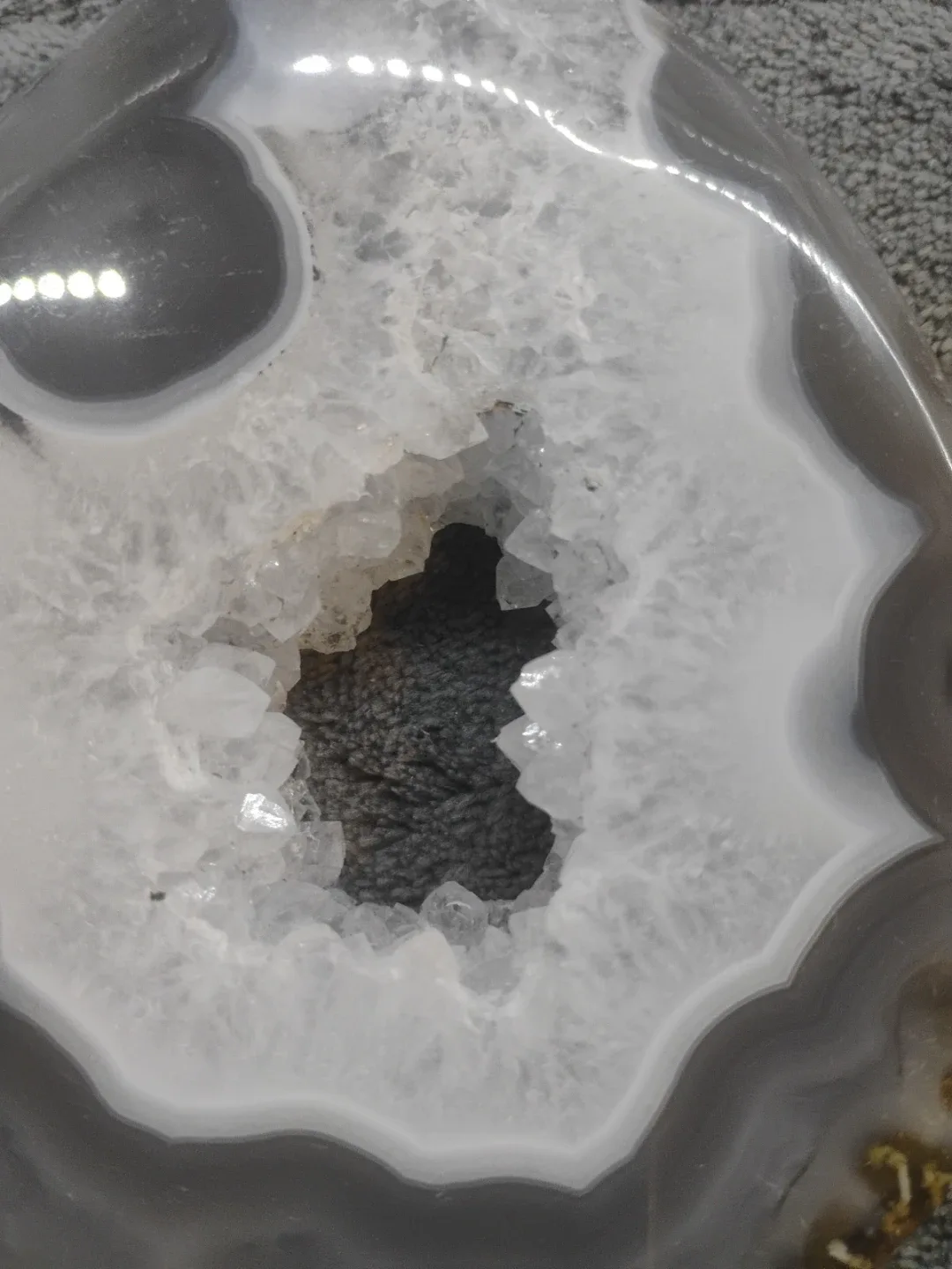 Natural agate  Slab/Slice quartz crystal mineral specimen image indicator(3)