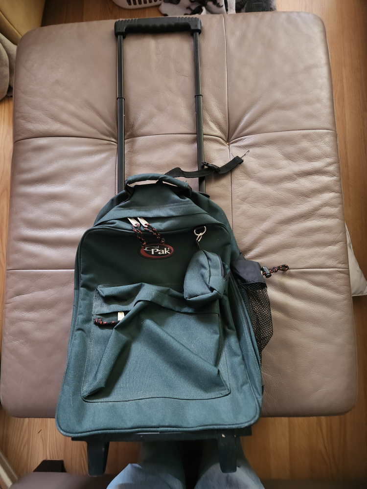 California Pak Rolling Backpack - Green