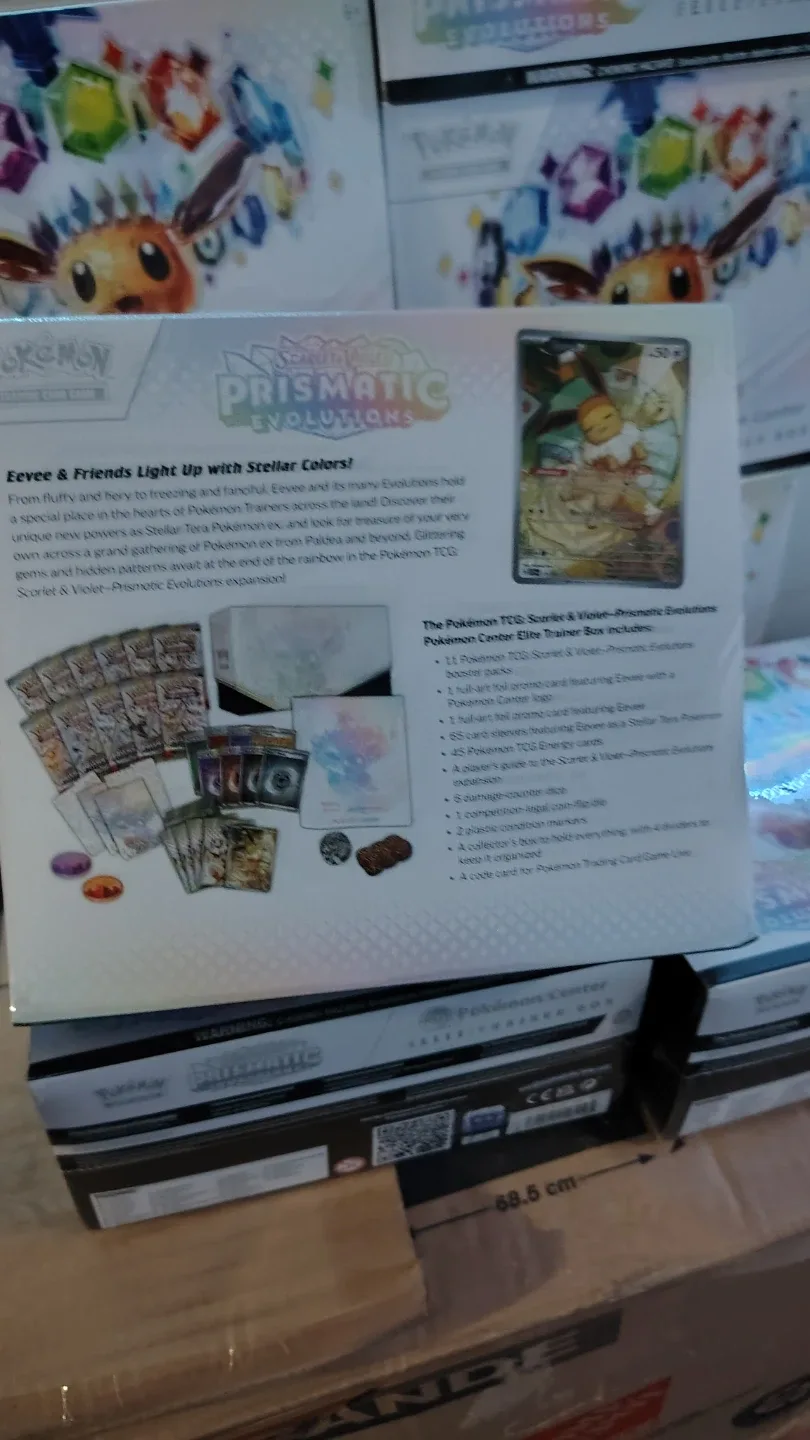 New Pokémon TCG: Scarlet & Violet - Prismatic Eevee Elite image indicator(2)