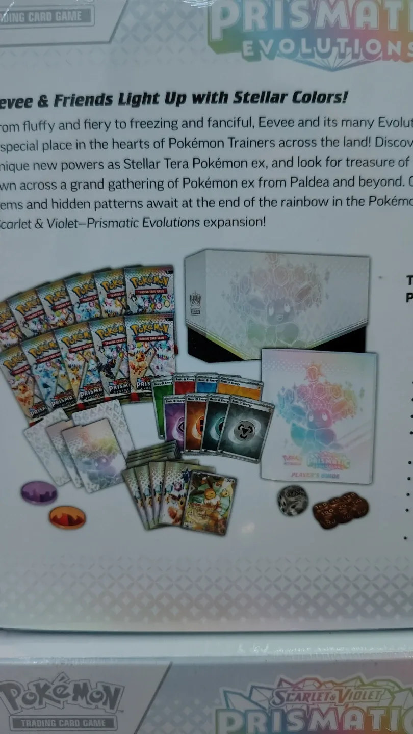 New Pokémon TCG: Scarlet & Violet - Prismatic Eevee Elite image indicator(5)
