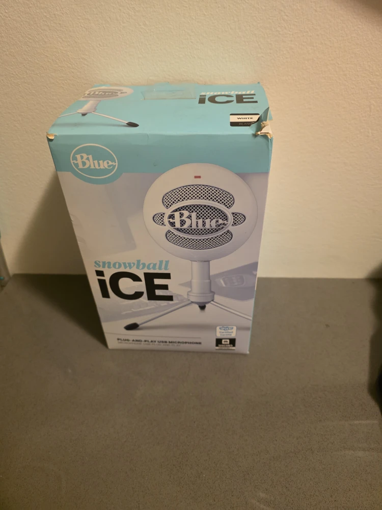 Blue Snowball iCE USB Microphone - White