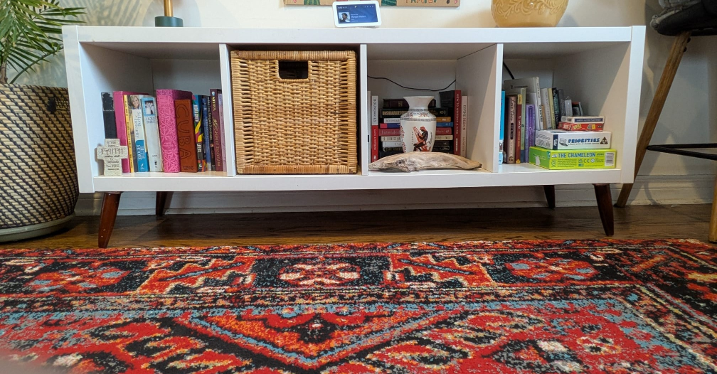 Console storage table with legs, Ikea - photo 2