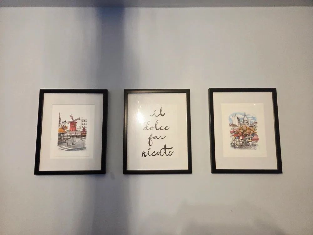 Set of 3 Black Frames