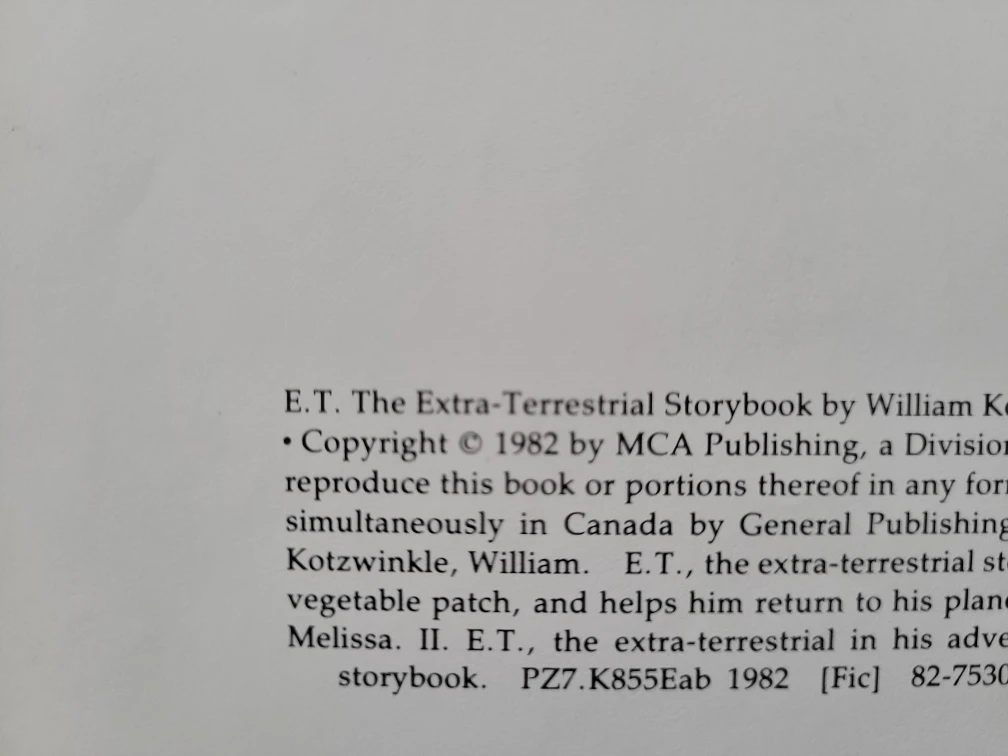 E.T. The Extra-Terrestrial Storybook by William Kotzwinkle - photo 3