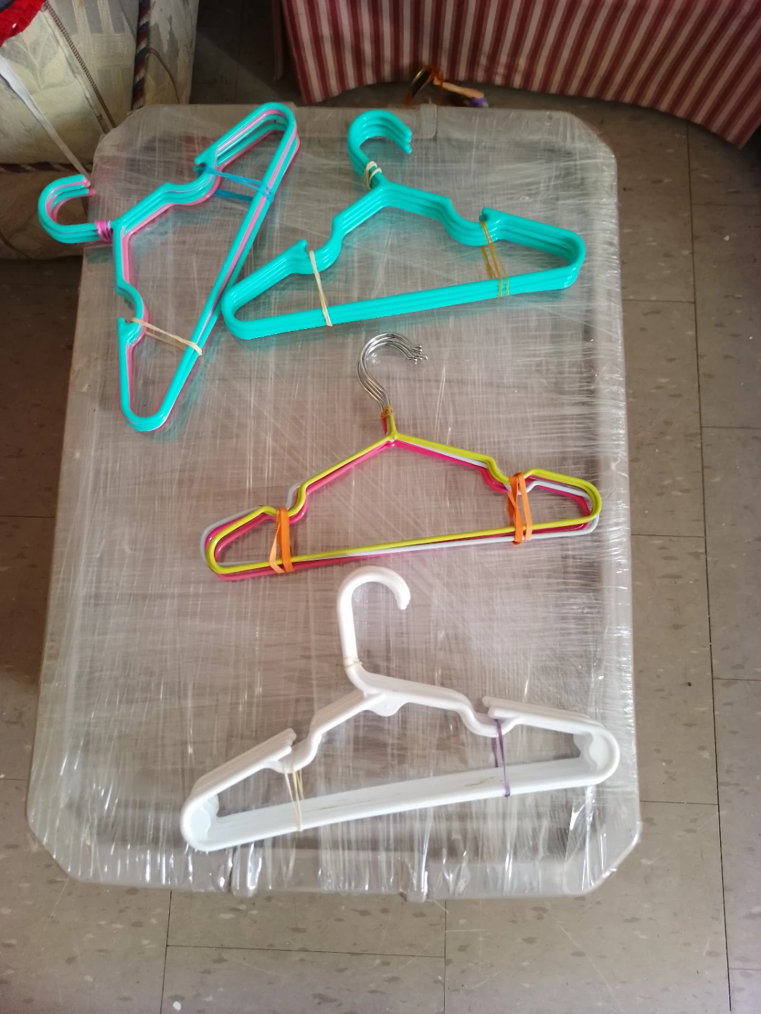 Clothes Hangers kids - Assorted Colours 12 for $1.00