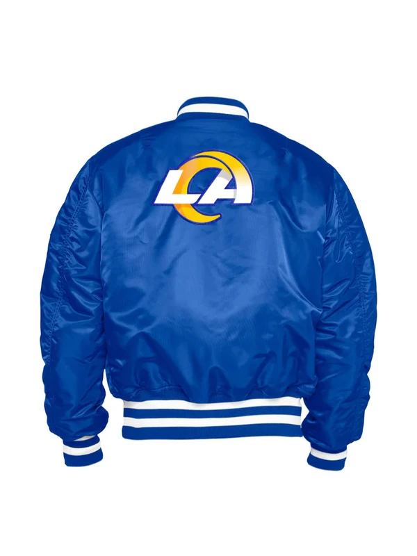 Alpha Industries Los Angeles Rams Bomber Jacket - photo 2