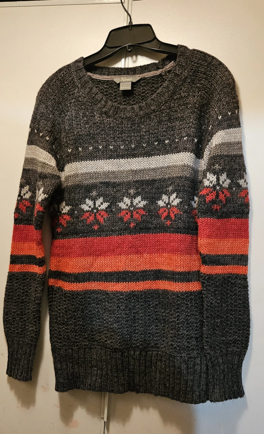 Natural Knit Sweater - Size small to  Medium