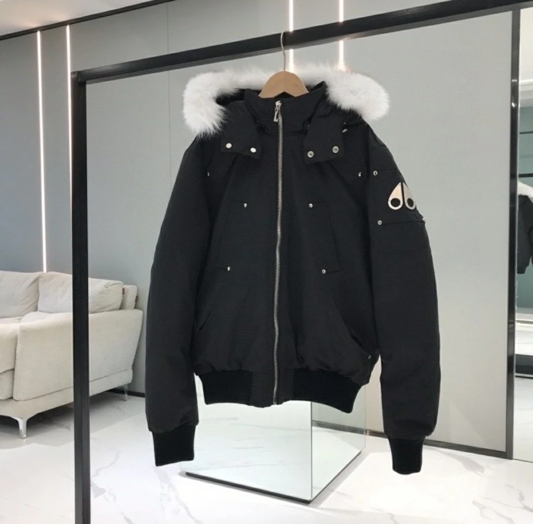 Moose Knuckles Bomber Jacket - Black - photo 4