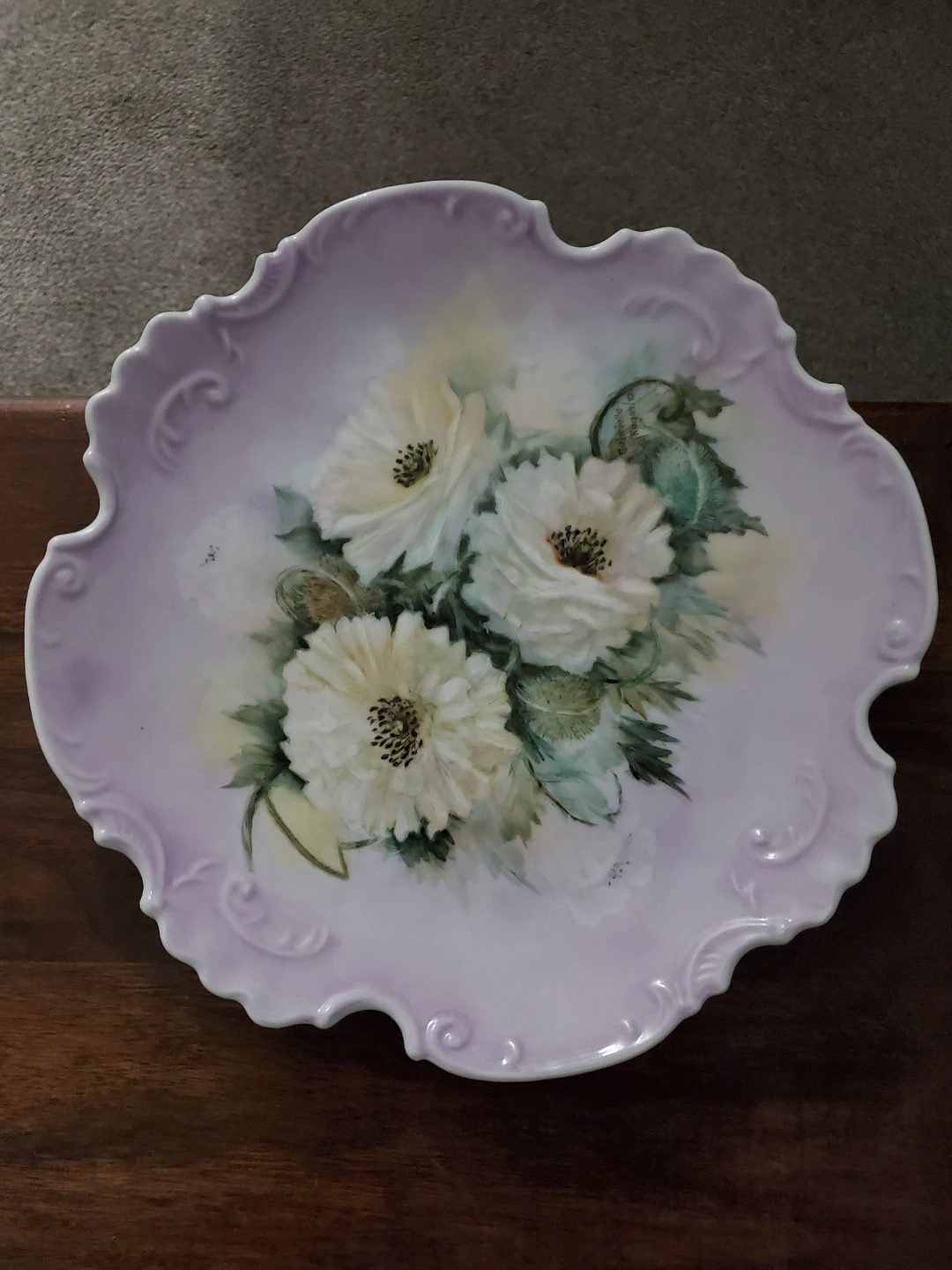 Vintage Floral Decorative Plates (Set of 2) - photo 2