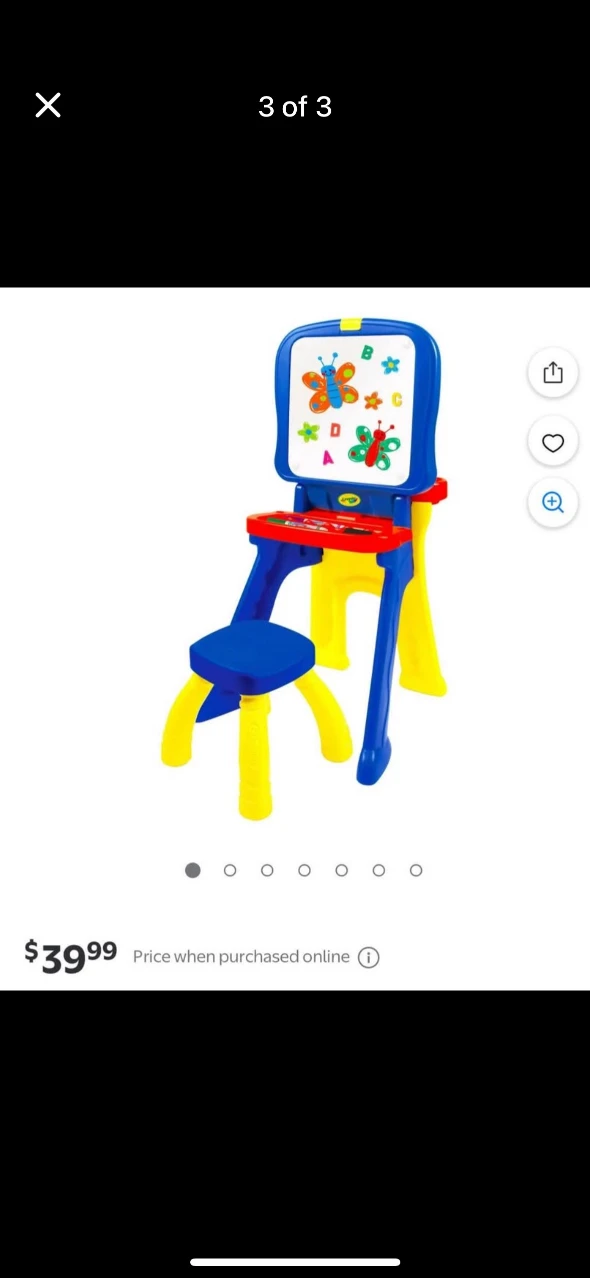 Crayola Kids Art Easel with Chair - photo 2