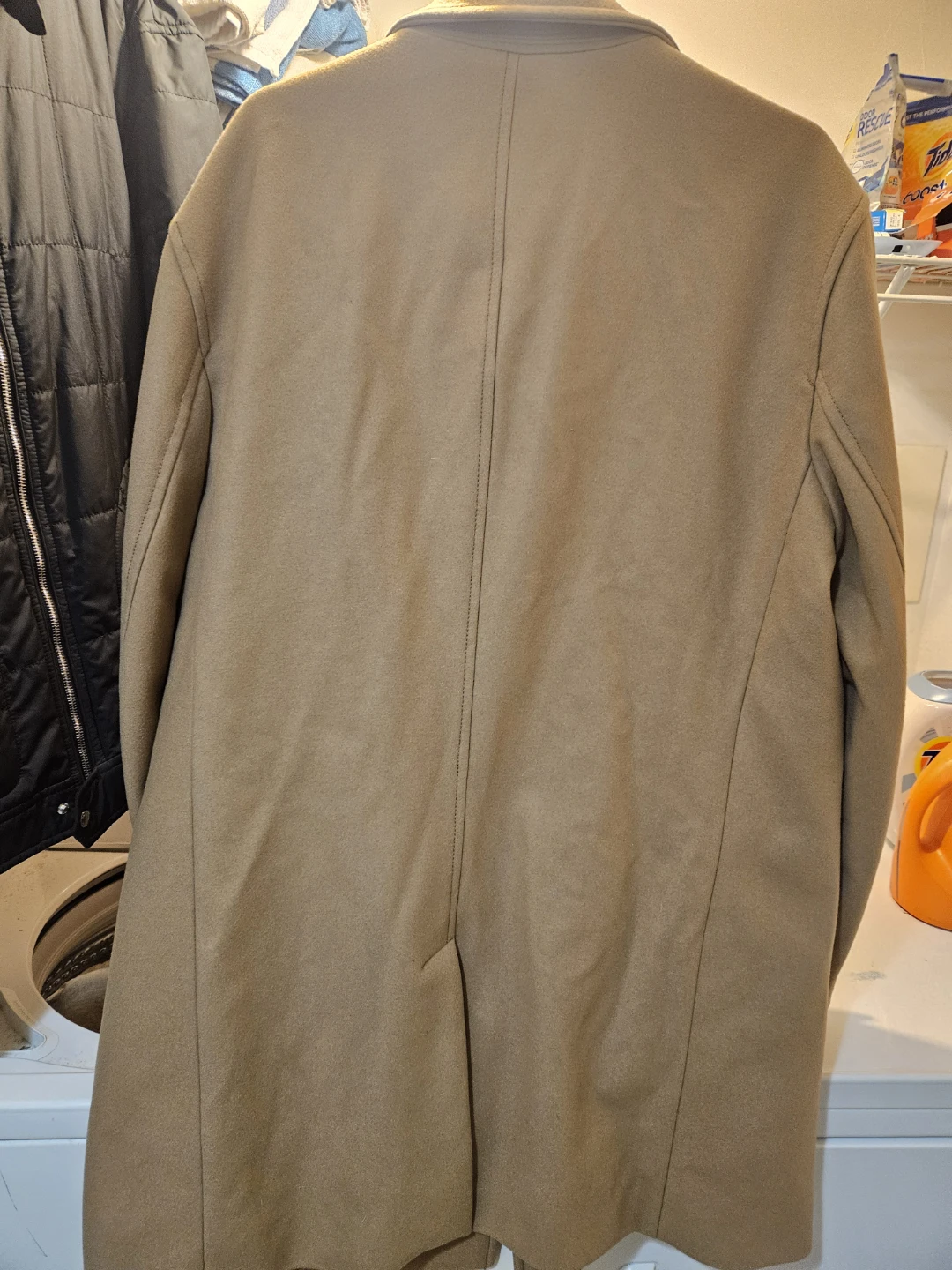 Mens Banana Republic camel color coat XL - photo 2