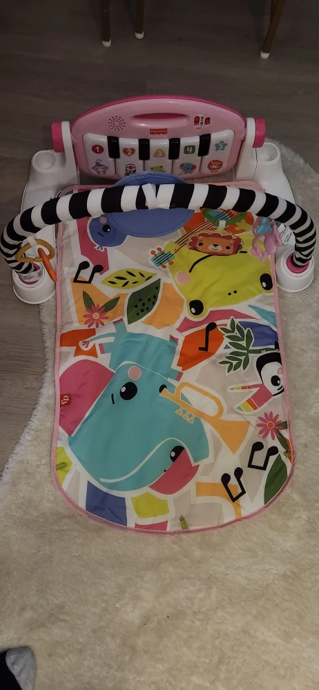 Fisher-Price Piano Gym & baby girl clothing& Moby baby wrap
