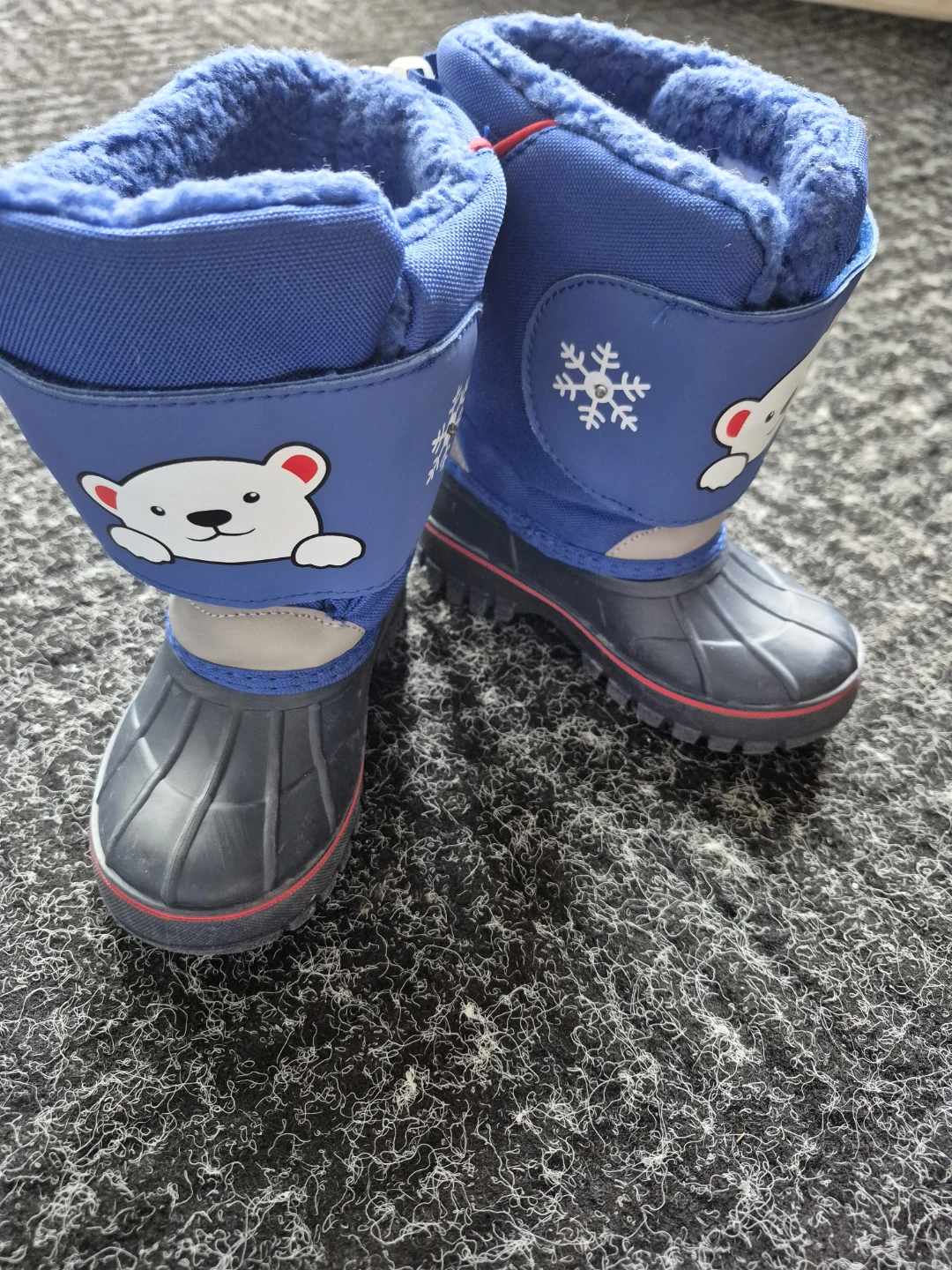 HOT PAWS Blue Winter Boots - Size 9