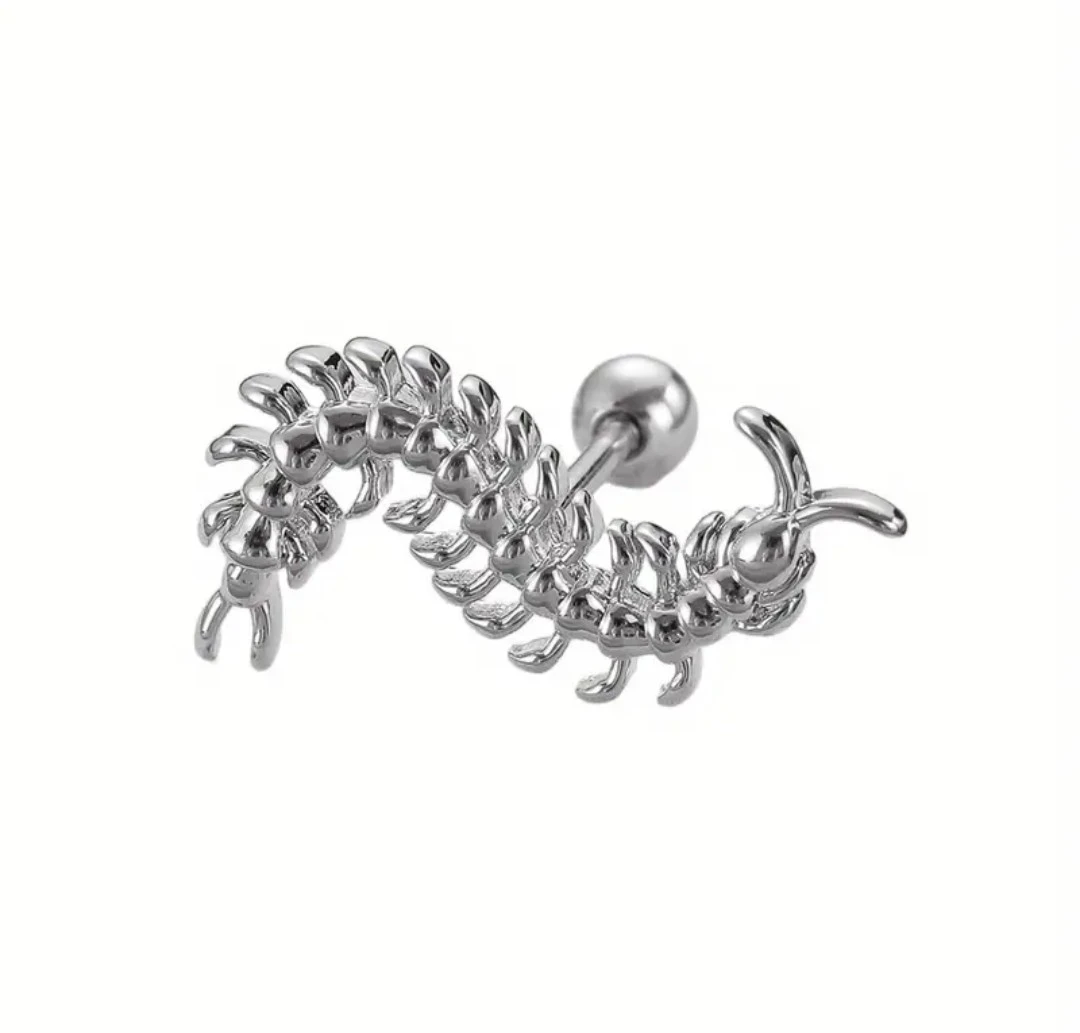 Centipede Stud Earring 1pc - photo 3