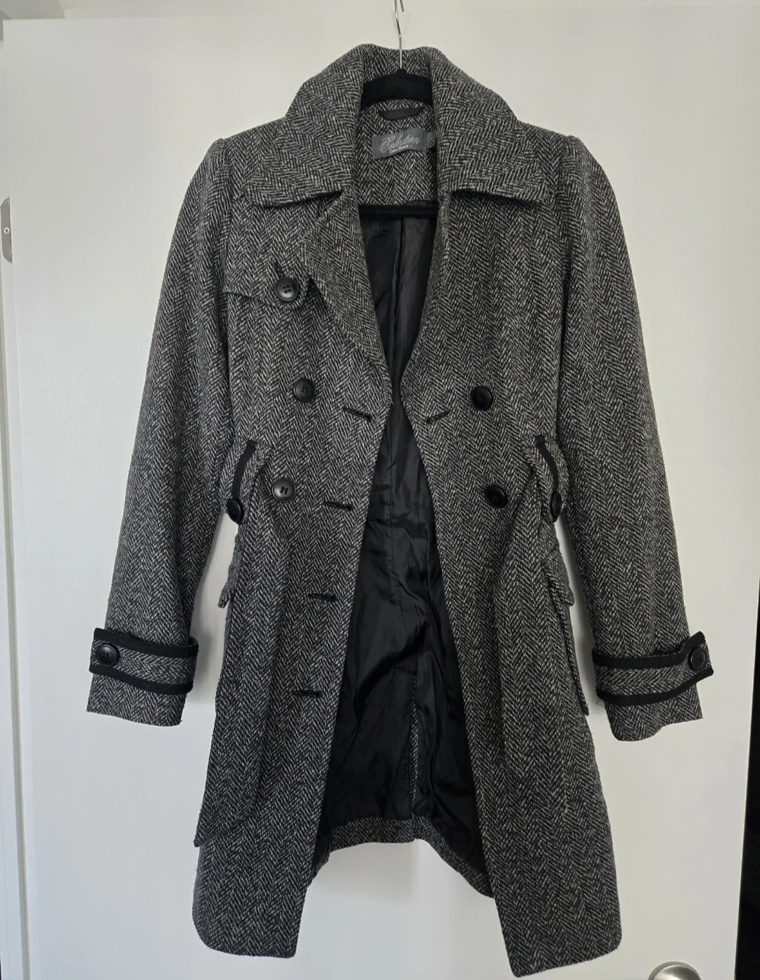 Costa Blanca Grey wool blend coat - Size 2 - photo 3