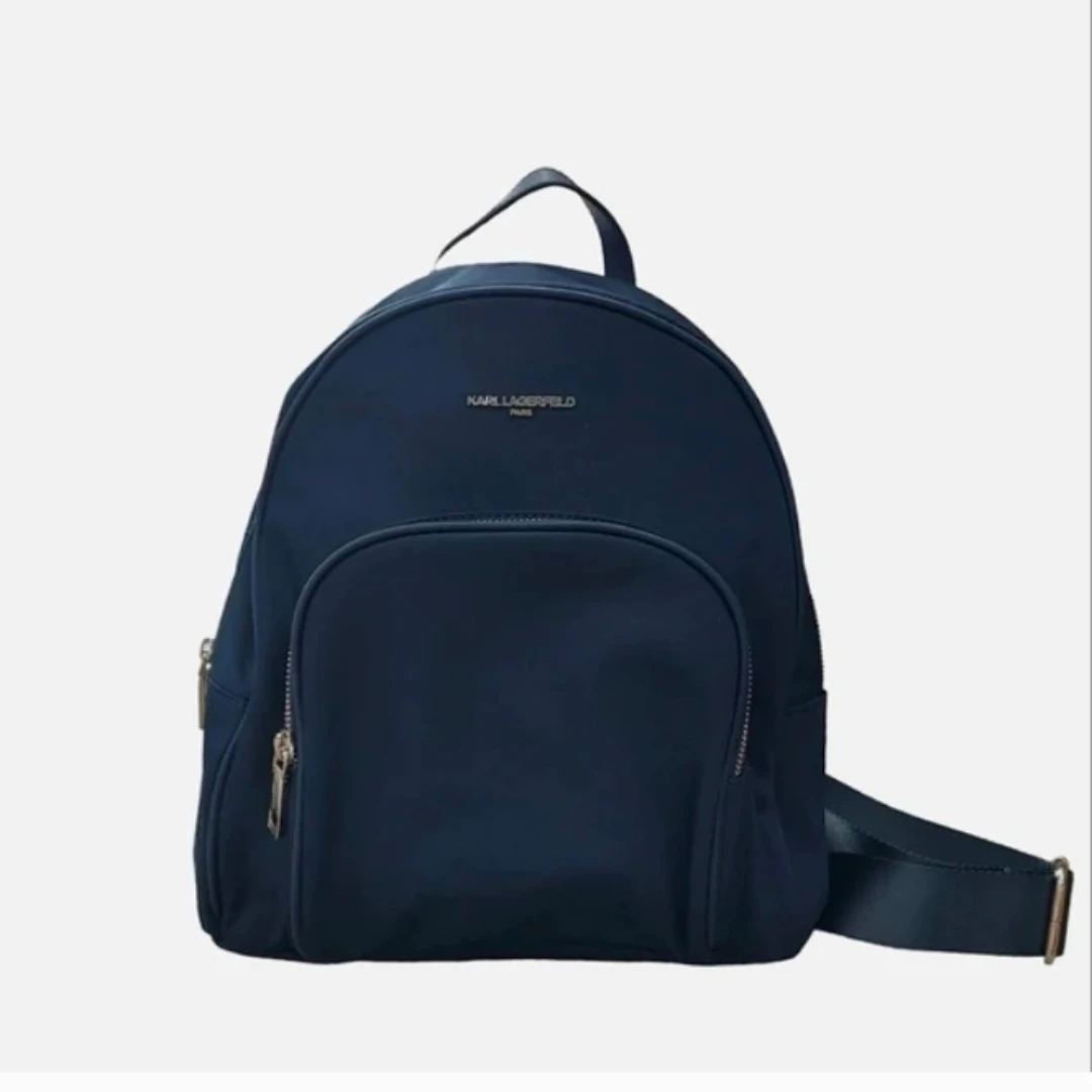 Karl Lagerfeld Navy Nylon Backpack